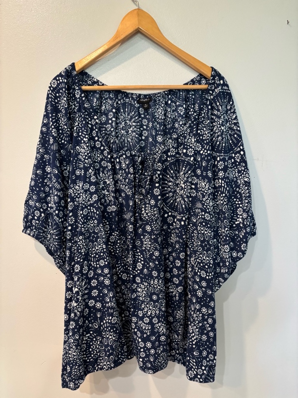 Torrid Crinkle Gauze Blouson Top Women’s Plus Size 4